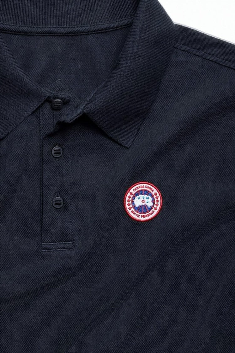 Canada Goose Short-Sleeve Polo Shirt With Textured Knit
