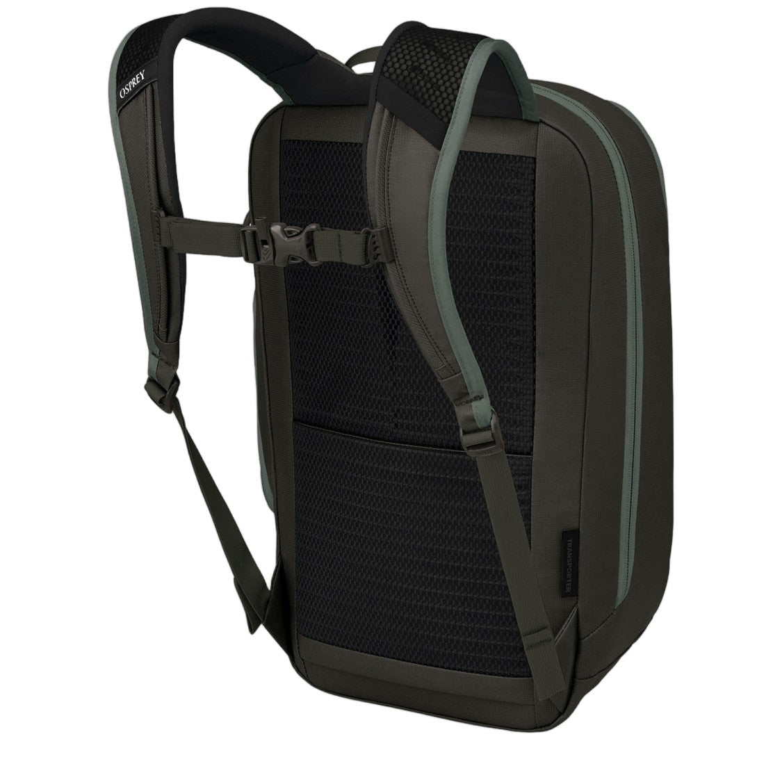 Osprey Grey Grid Pattern Nylon Backpack