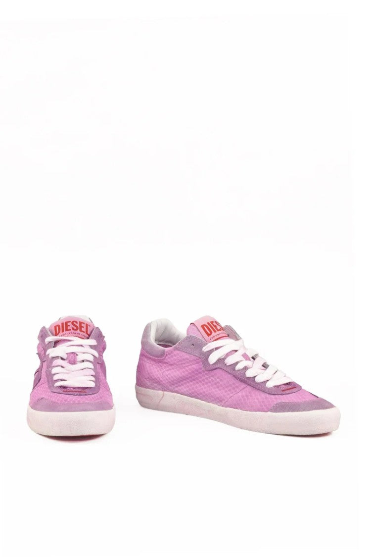 Diesel Leather/Other Fibers Sneakers - Pink
