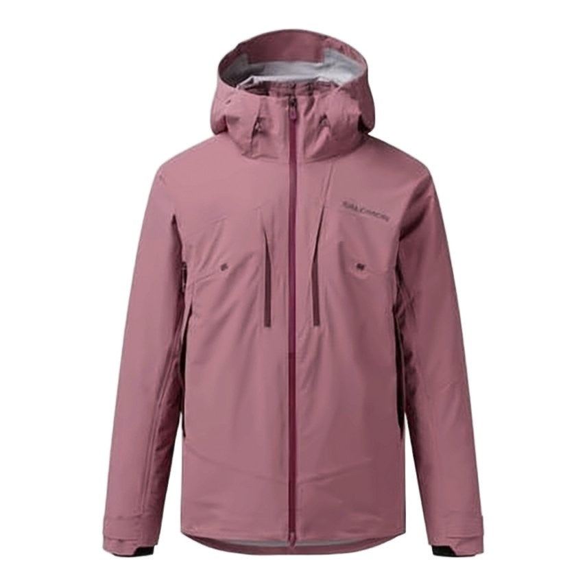 Salomon Hooded Pink Padded Jacket