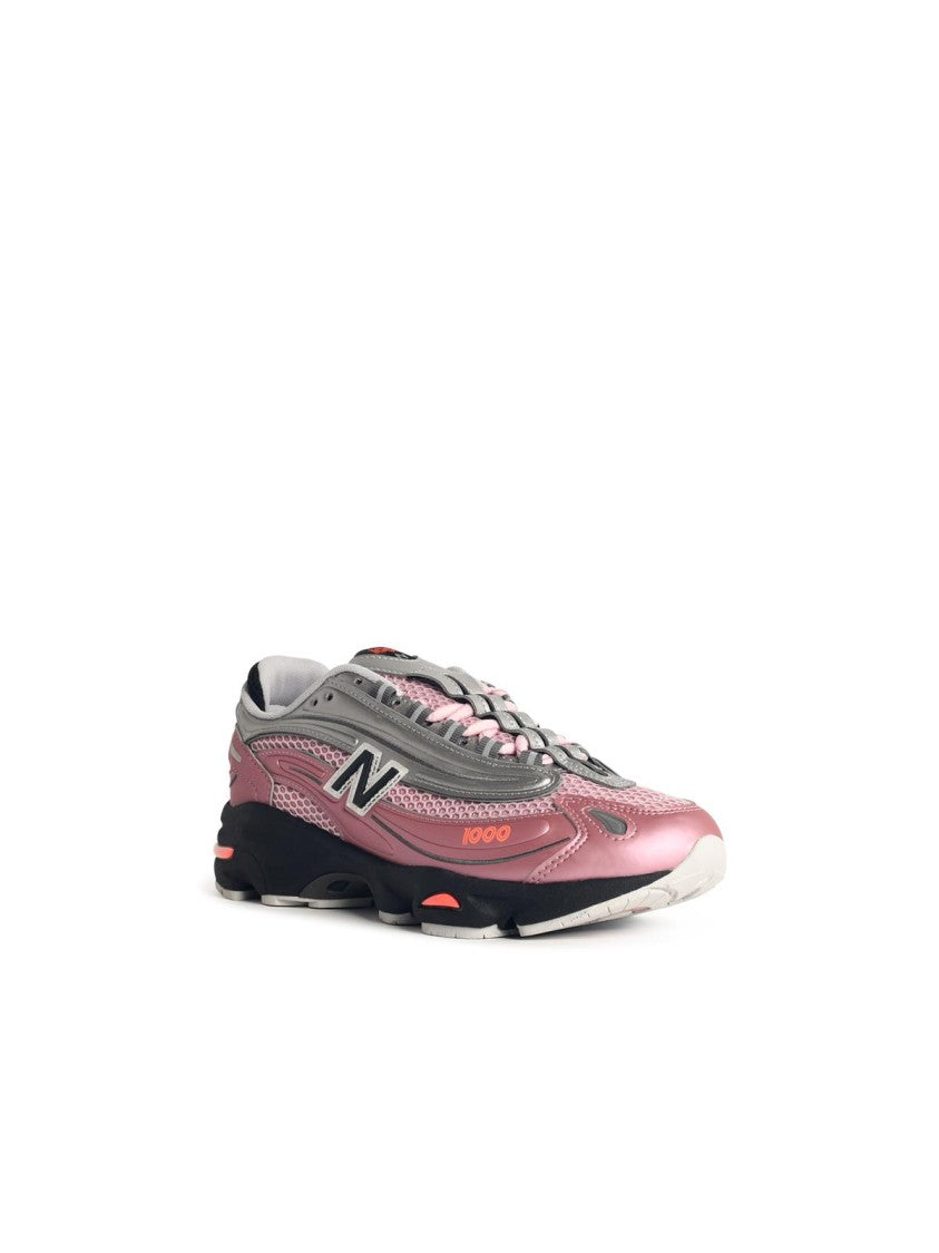 New Balance '1000' Pink Fabric Blend Sneakers
