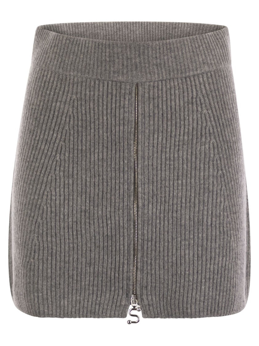 Sportmax Refolo - Wool And Cashmere Skirt