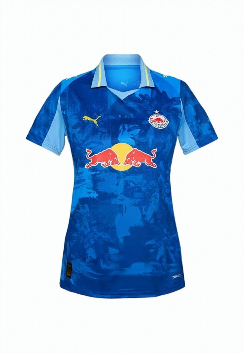 Puma Short-Sleeve Blue Camo Printed T-Shirt With Classic Collar
