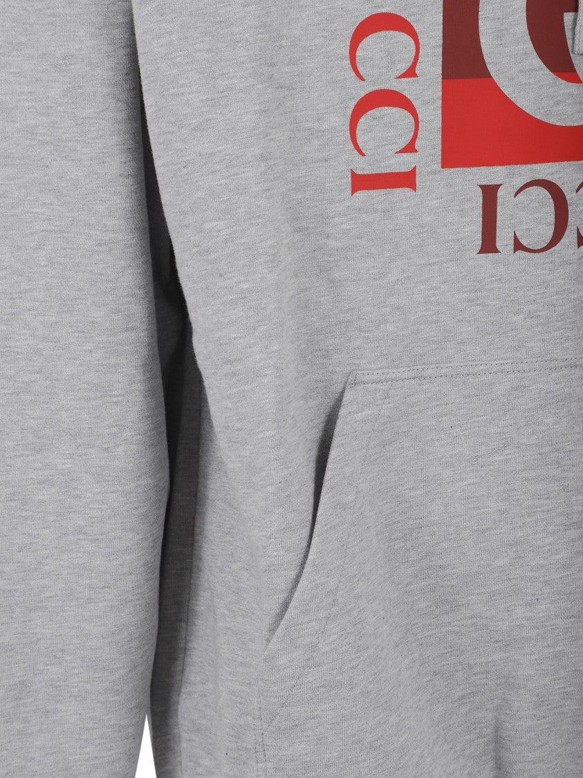 Gucci Cotton Hooded Sweatshirt With Bold Graphic Print