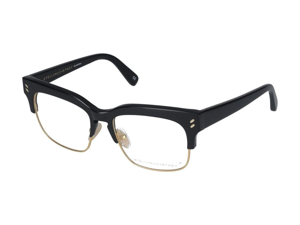 Stella Mccartney Eyeglasses Sc0039o 001 Black Black Transparent 52/16/140