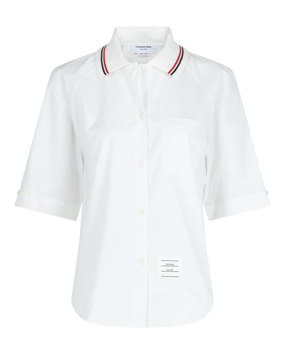 Thom Browne Poplin Box Pleated Shirt