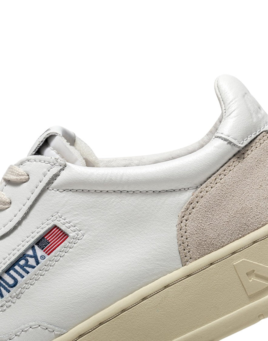 Autry Aulm Ls33 White Medalist Sneakers