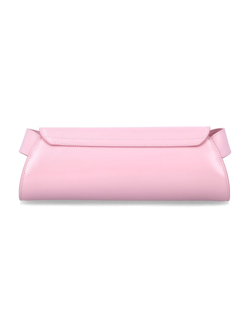 Jil Sander Cannolo Piccola Smooth Leather Shoulder Bag