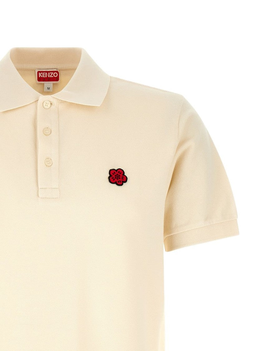 Kenzo Minimalistic Silk And Nylon Polo Shirt