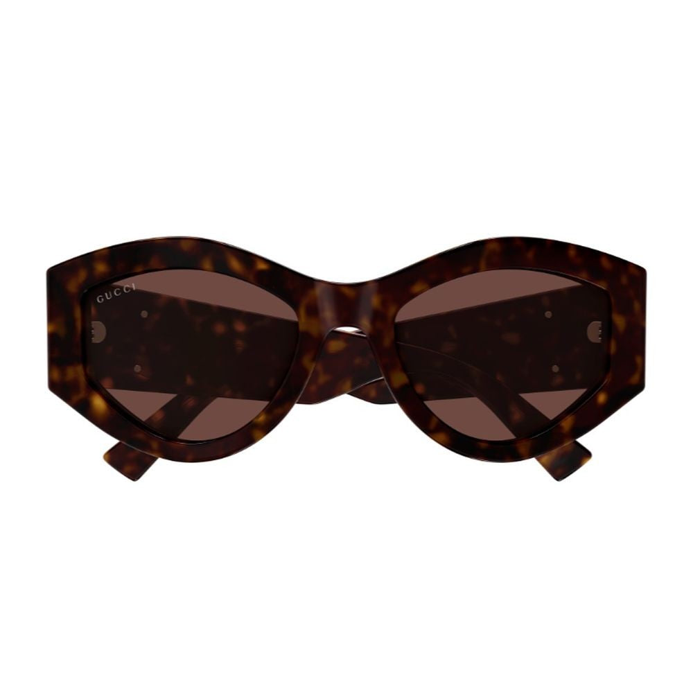 Gucci Gg1951s Emblem Line Dark Havana Cat-Eye Sunglasses