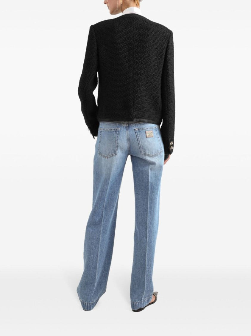 Dolce & Gabbana Straight-Leg Denim Trousers With Timeless Appeal