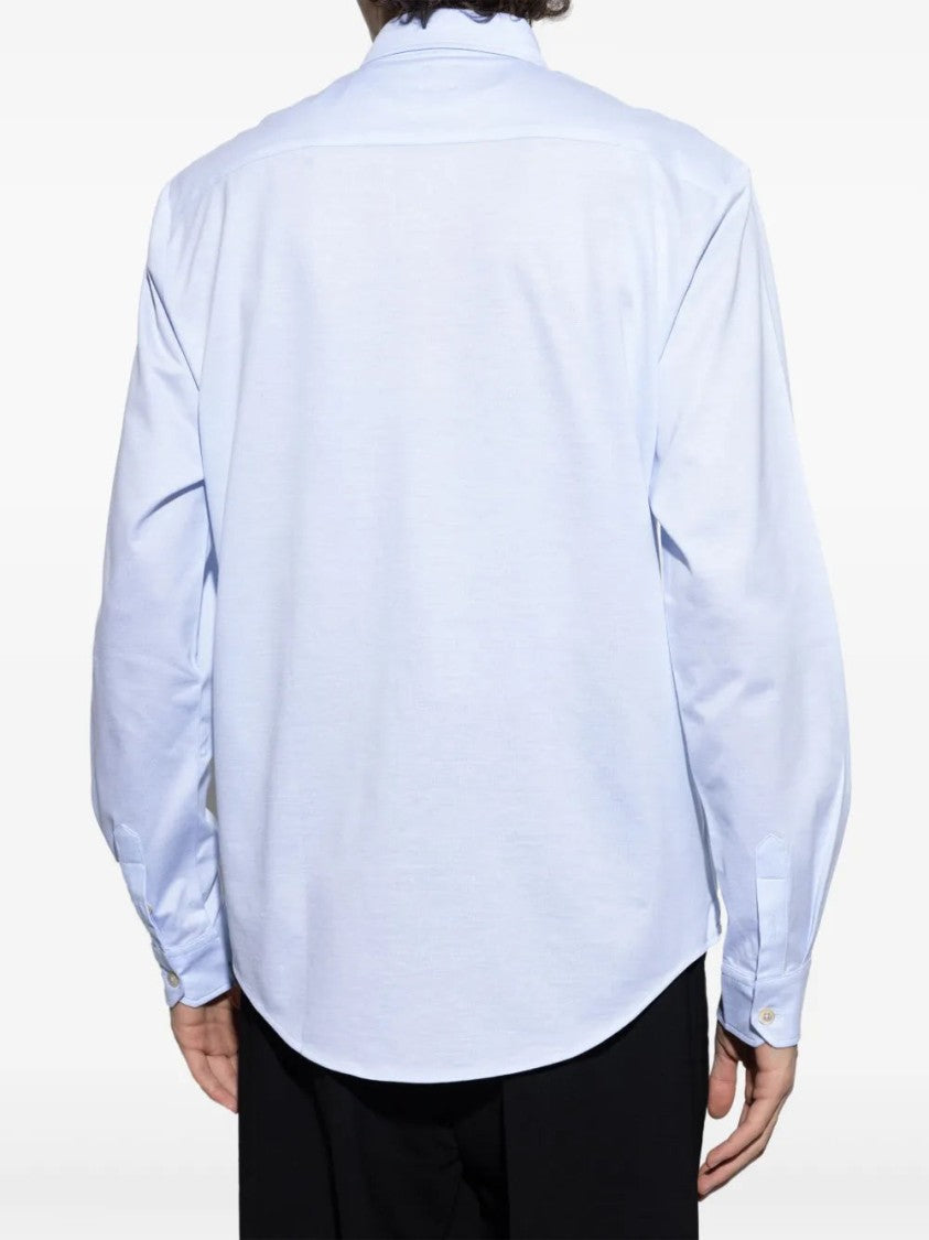 Eleventy Cutaway Collar Shirt