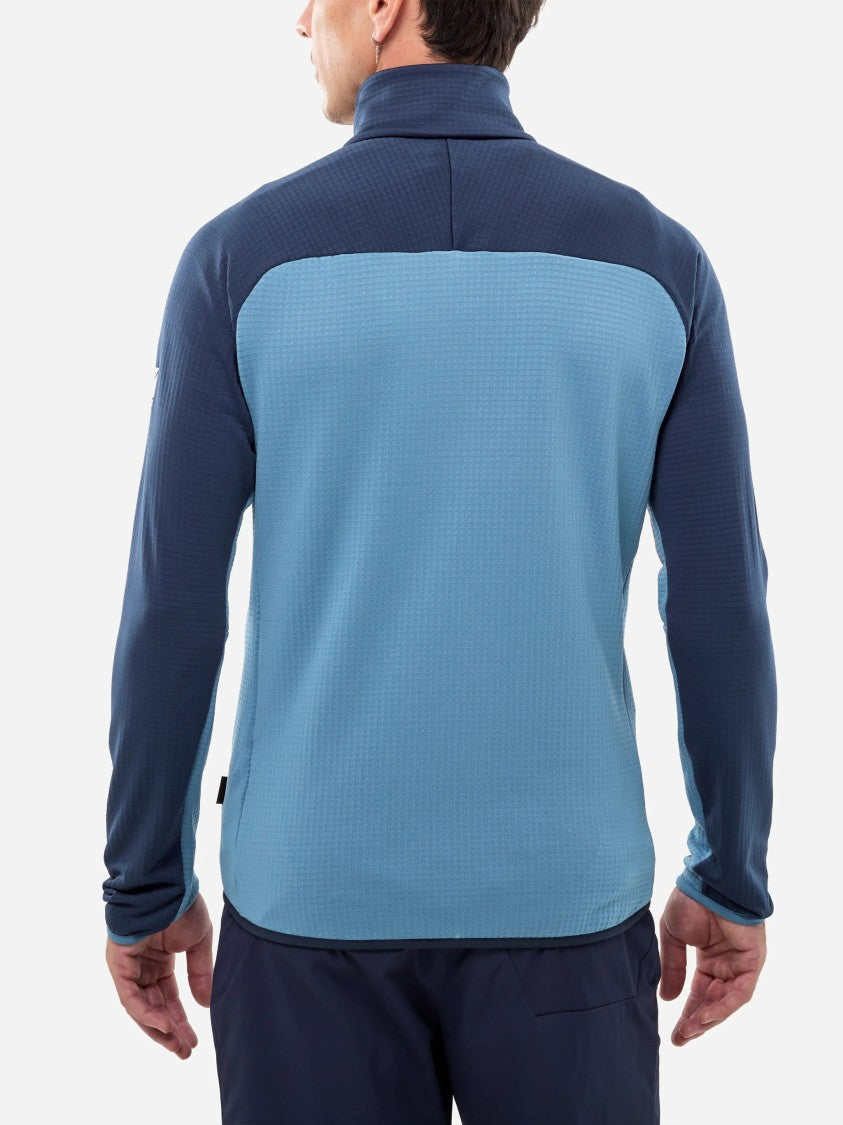 Millet Blue Fusion Grid Textured Active Jacket