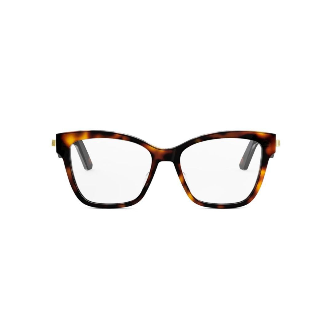 Dior Cd50130i Bold Tortoiseshell Square Eyeglasses