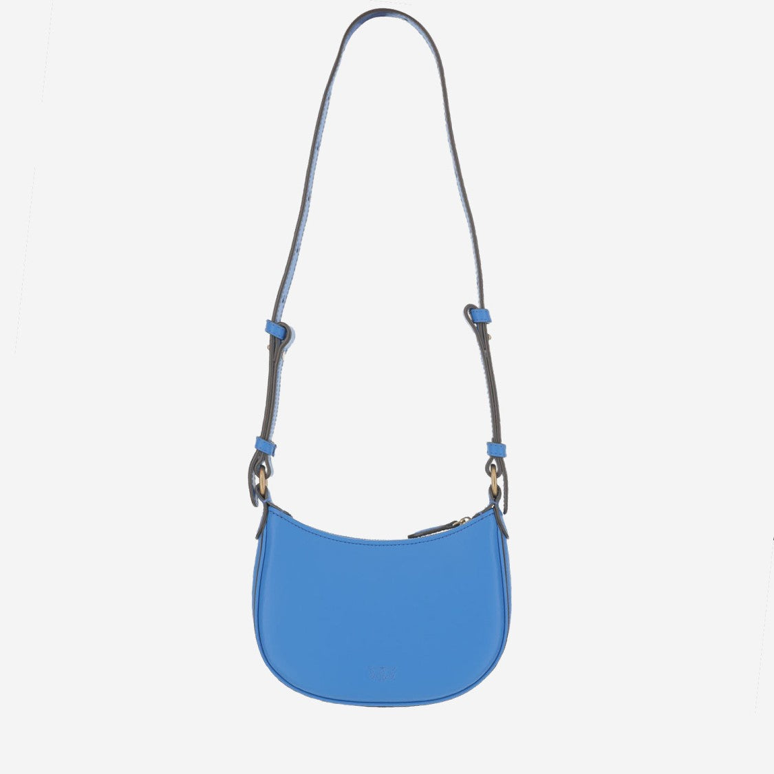 Pinko Baby Half Moon Leather Shoulder Bag