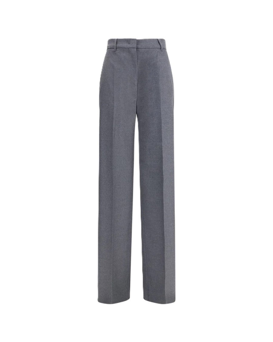 Max Mara Straight-Leg Tailored Pants In Soft Virgin Wool Blend