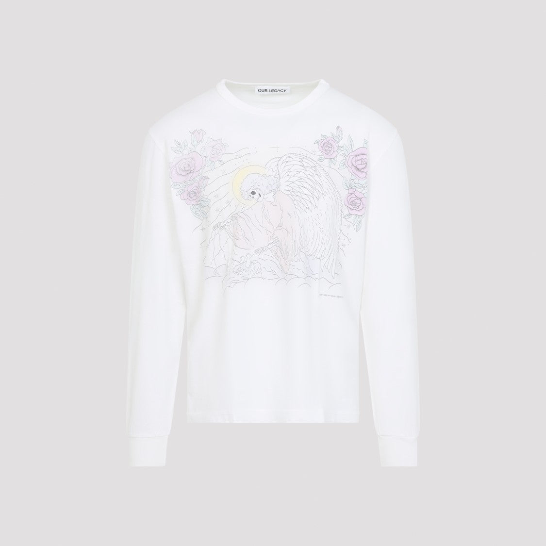 Our Legacy Long-Sleeved T-Shirt With Angelic Graphic Print