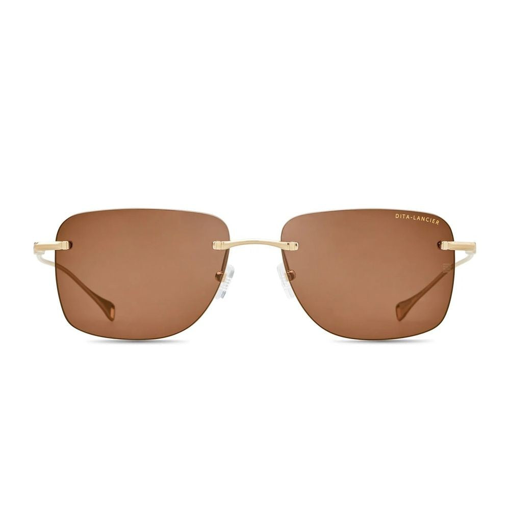 Dita Lancier Lsa 119 Rimless Titanium Sunglasses