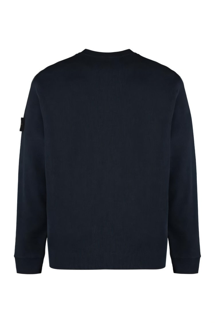 Stone Island Ribbed Black Sweater