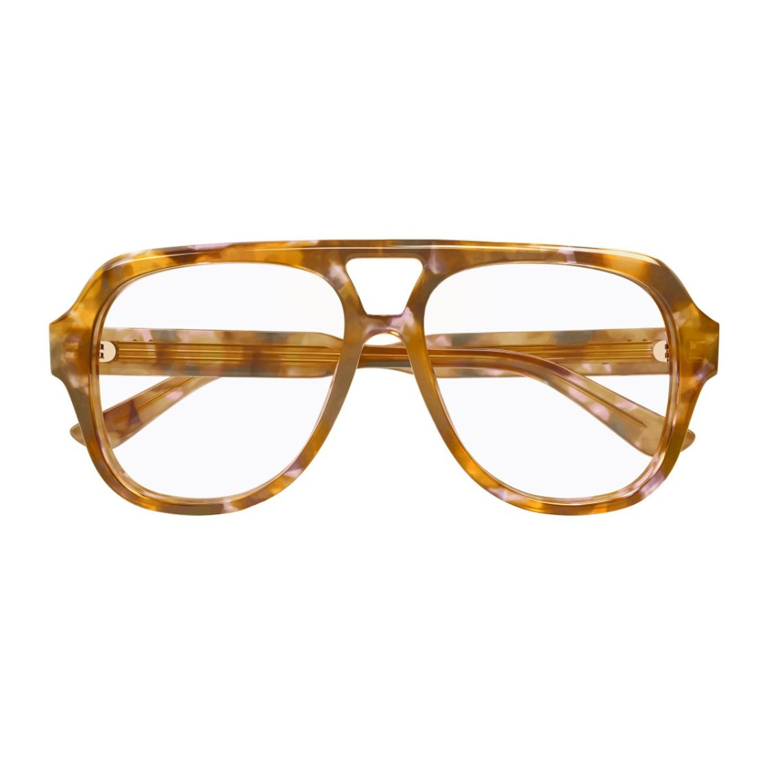 Chloé Light Havana Ch0339o Linea Chloe Acetate Pilot Sunglasses