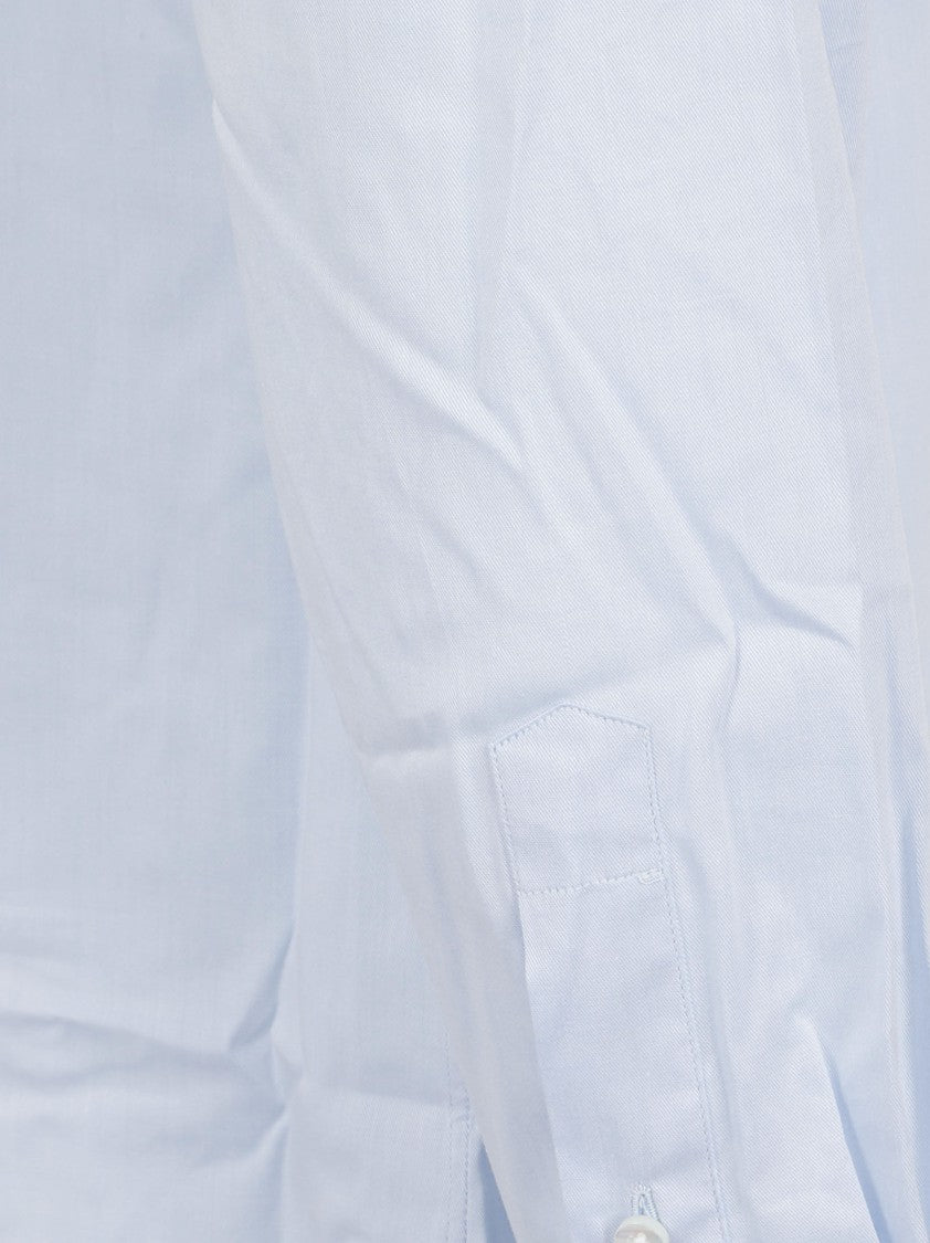 Zegna Pointed Collar Formal Shirt With Button-Down Front