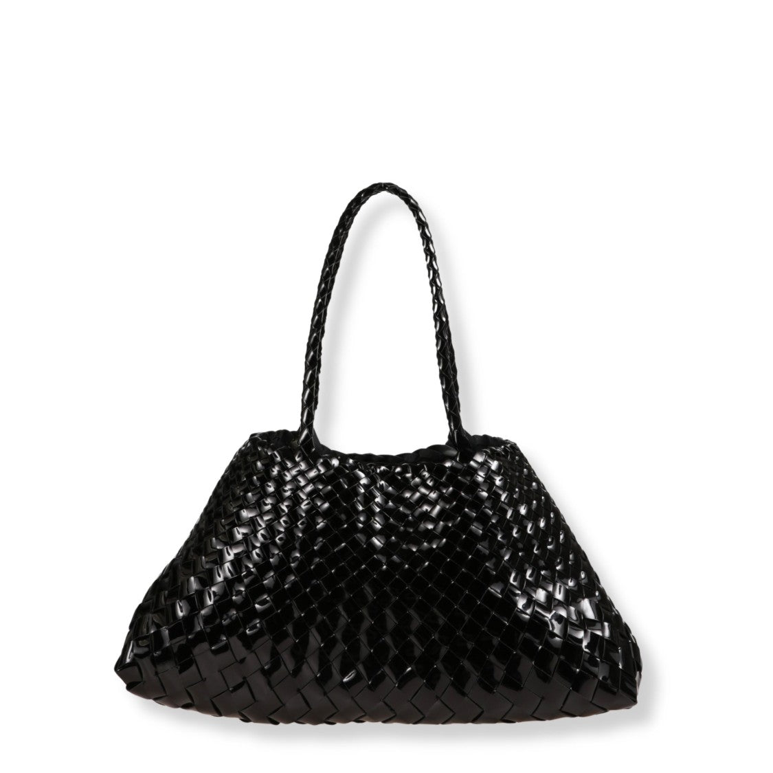 Dragon Diffusion Structured Handbag With Minimalist Design And Top Handle