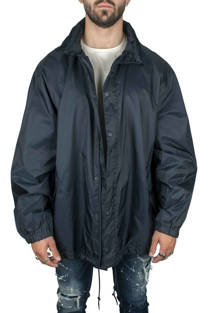 Balenciaga Waterproof Nylon Jacket With Multi-Language Logo