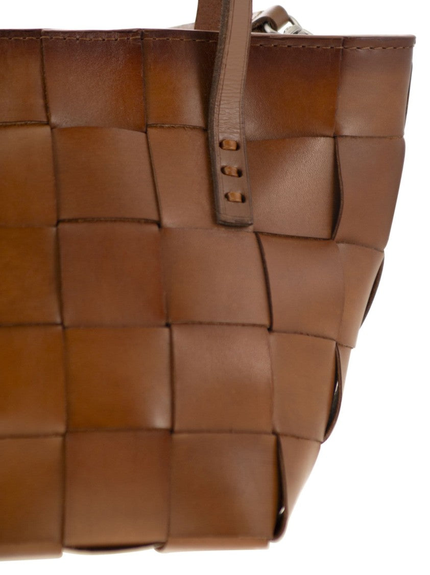 Dragon Japan Mini - Woven Leather Bag