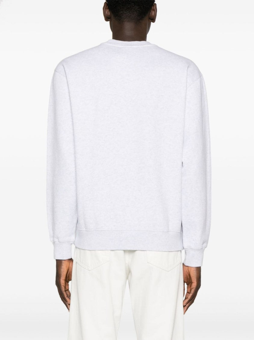 Jacquemus Relaxed Fit Crew Neck Sweater With Subtle Logo Patch
