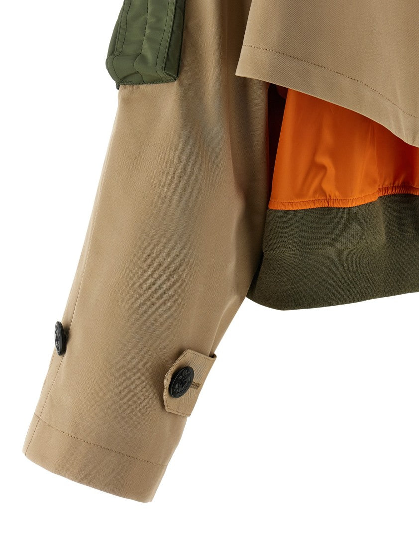 Sacai Double Layer Trench Coat
