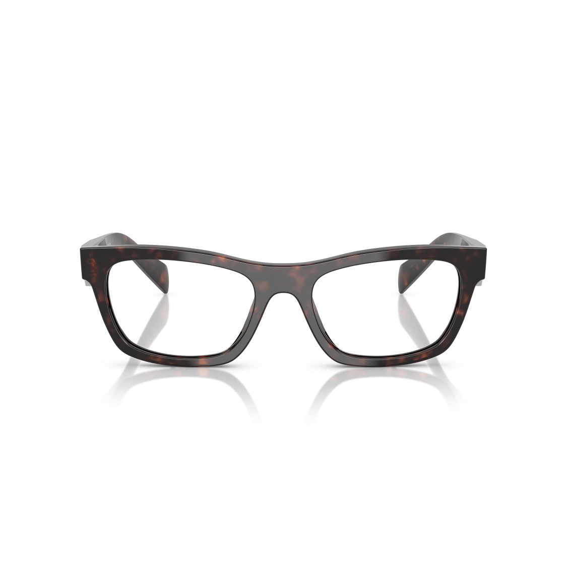 Prada 0Pr B01v Rectangular Tortoiseshell Acetate Eyeglasses