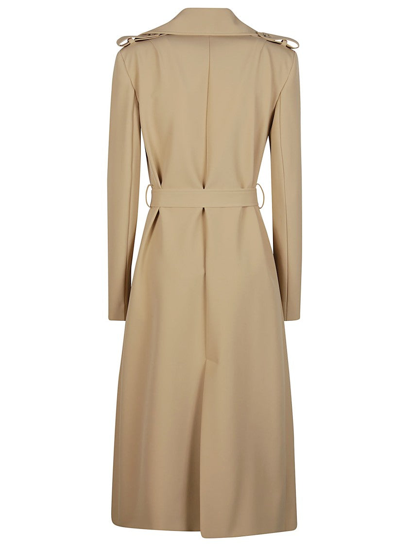 Patrizia Pepe Polyamide Double Breasted Trench Coat