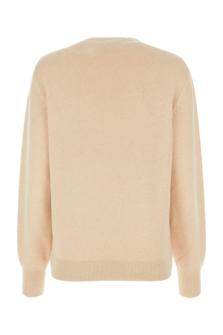 Fendi Sand Stretch Wool Blend Sweater