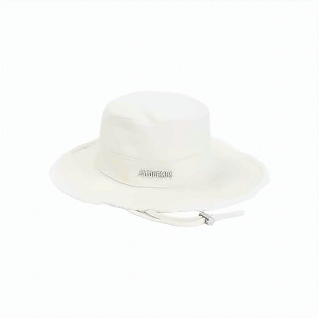 Jacquemus Cotton Bucket Hat With Frayed Brim