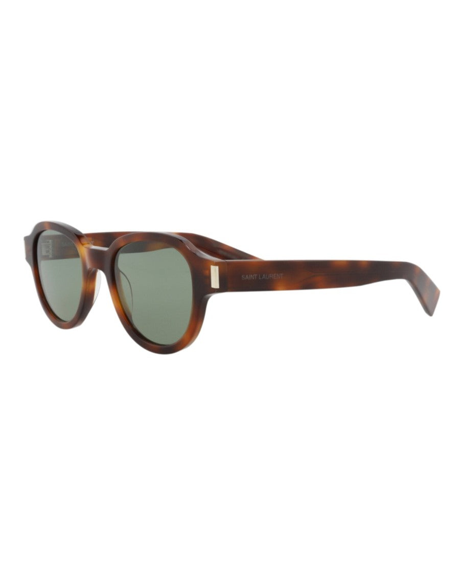 Saint Laurent Round-Frame Acetate Sunglasses