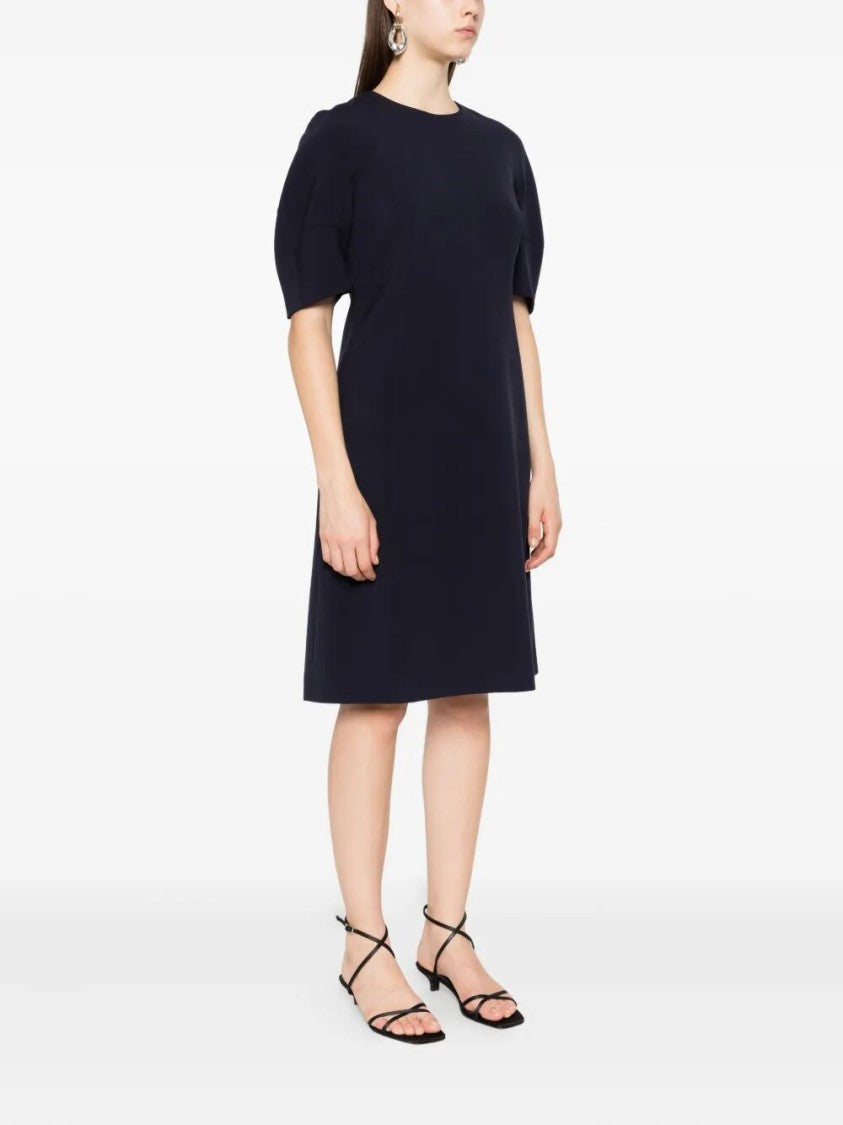 Peserico Classic Black Midi Dress