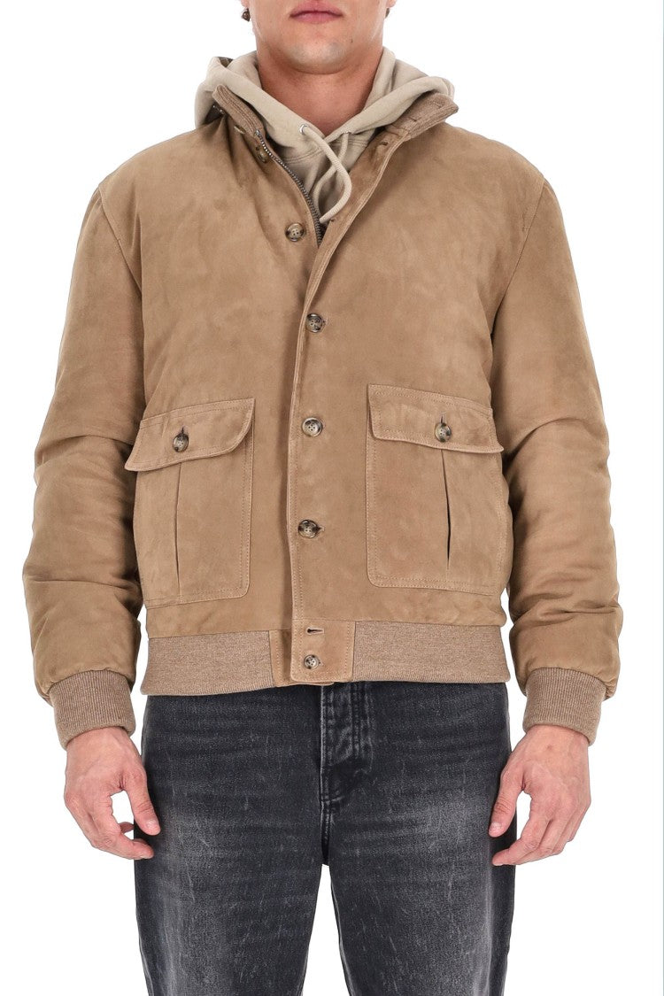 Valstar Suede Ino Jacket Padded With Fine Down
