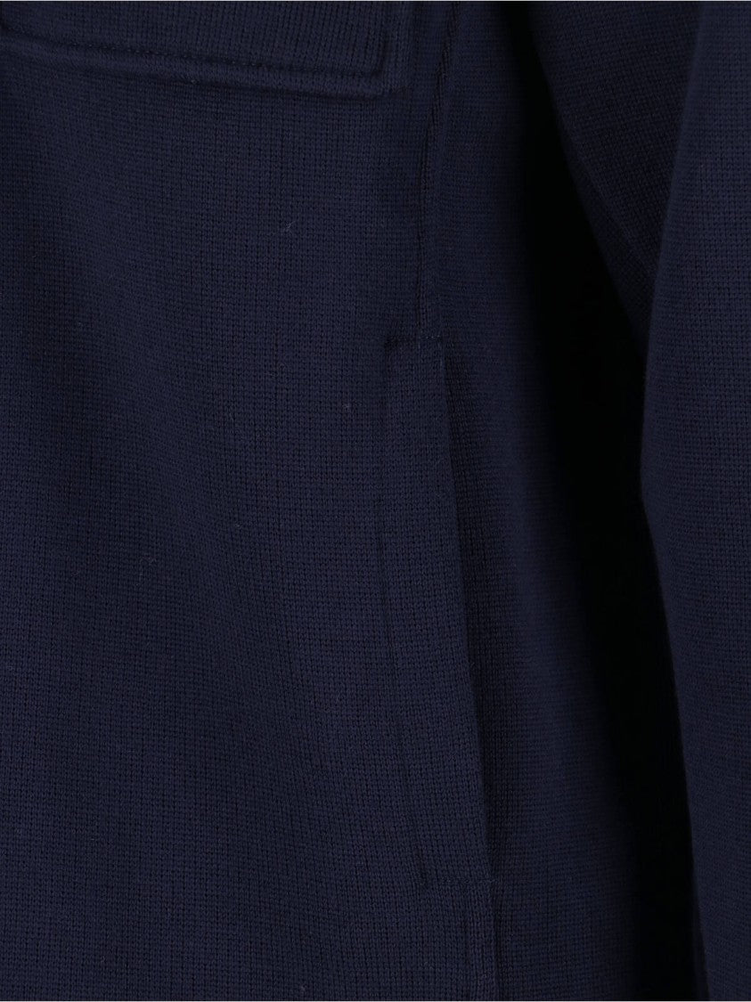 Lardini Virgin Wool Jacket – Navy Blue