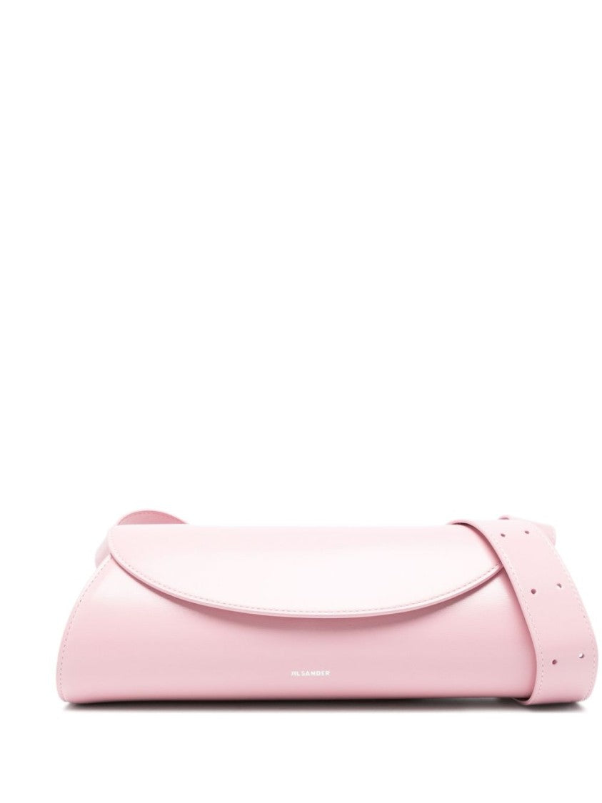 Jil Sander Soft Pink Leather Shoulder Bag