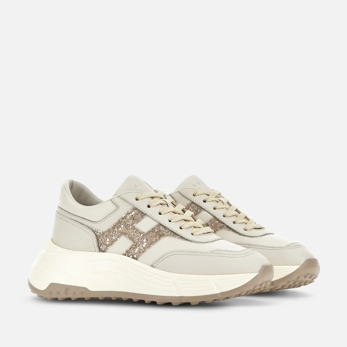 Hogan Yogurt H669 Allacciato H Lace-Up Shoes