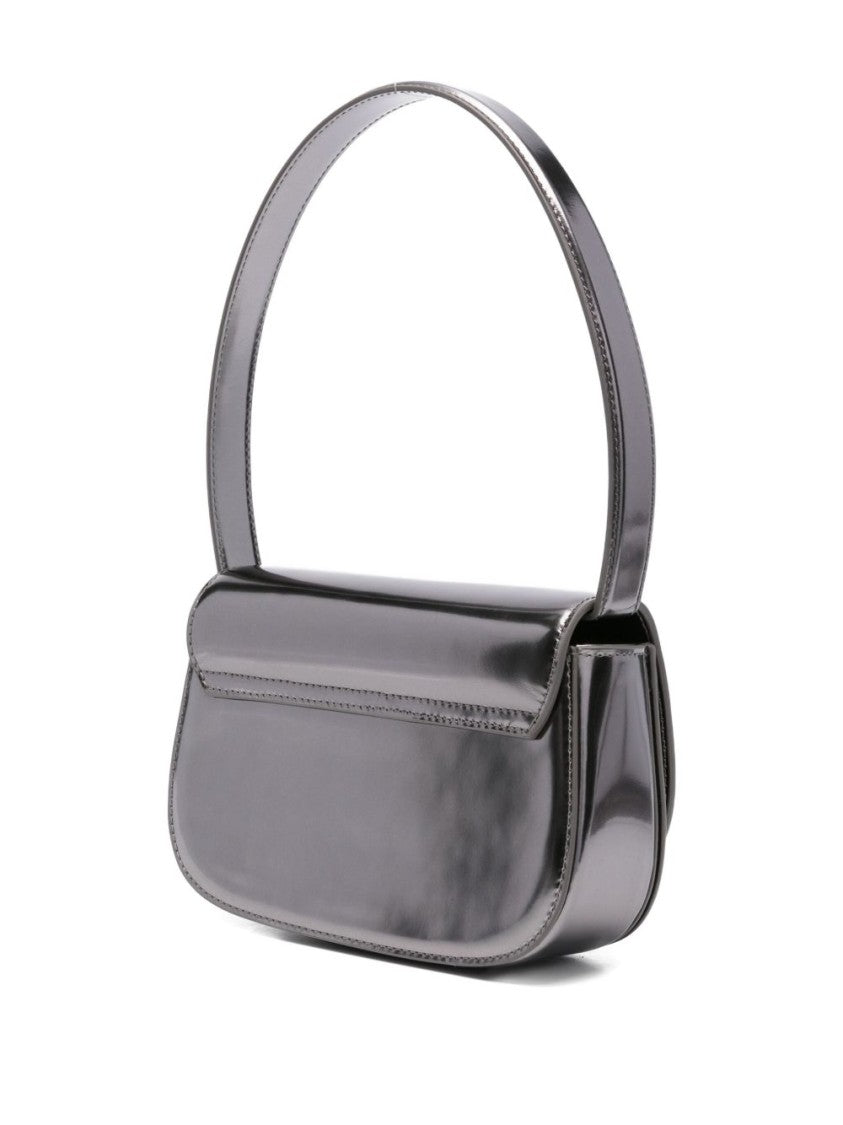 Diesel Glossy Metallic Finish Diesel Shoulder Bag