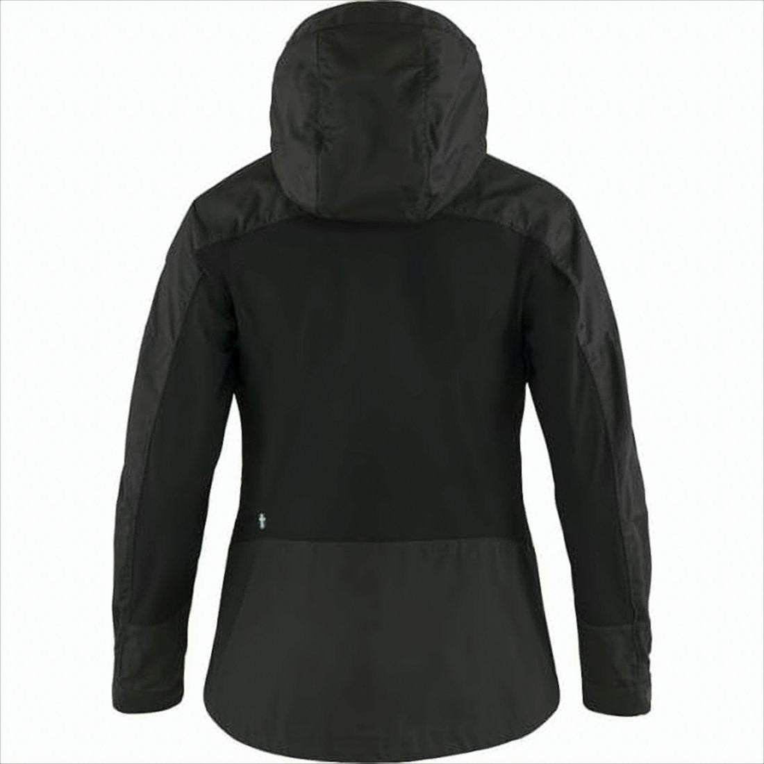 Fjallraven Kanken Fitted Black Jacket With Adjustable Hood