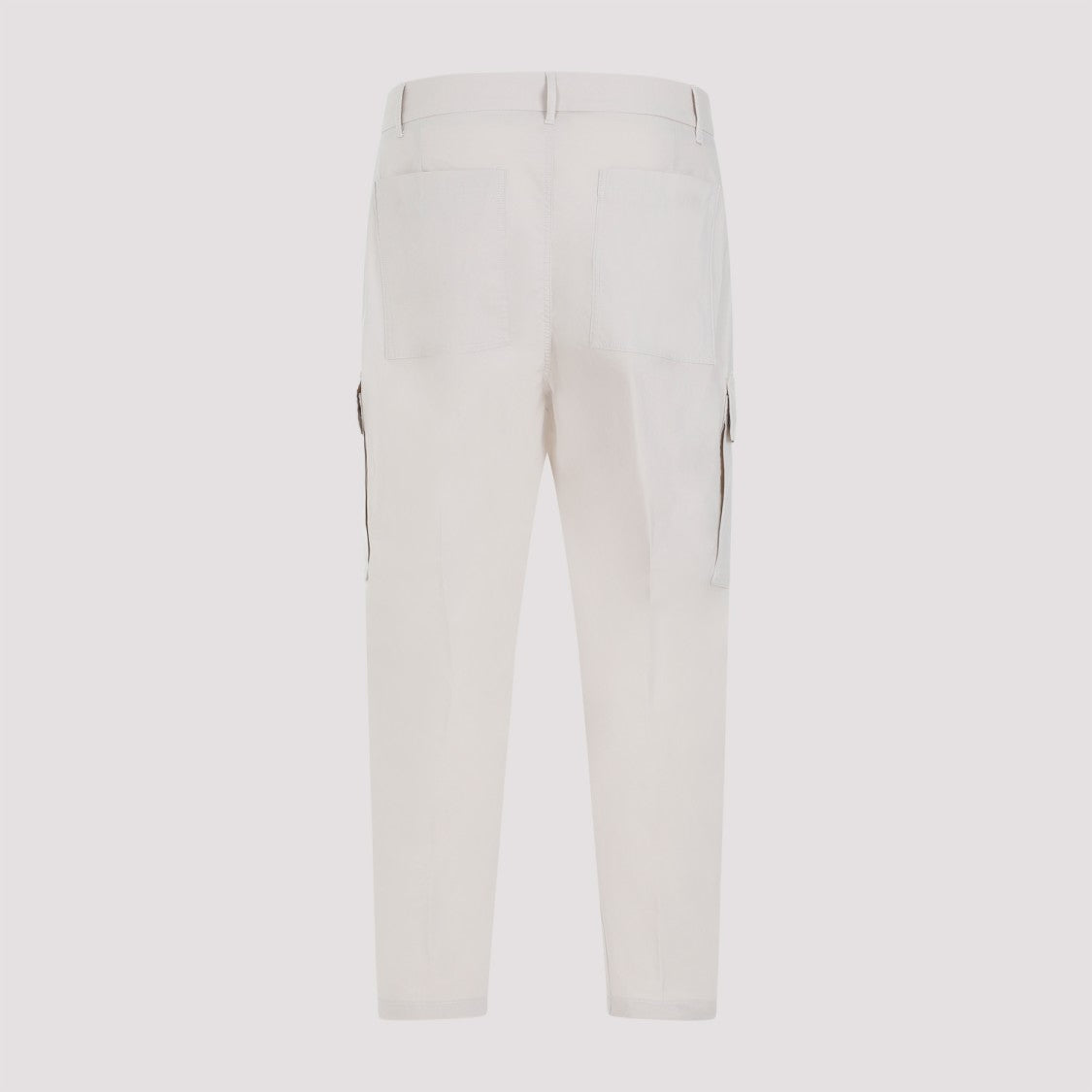Etro Cargo Beige Cotton Trousers