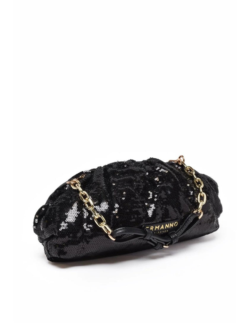 Ermanno Firenze Black Polyester Rachele Handbag