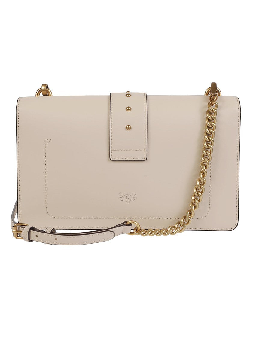 Pinko Love One Classic Rectangular Structured Shoulder Bag