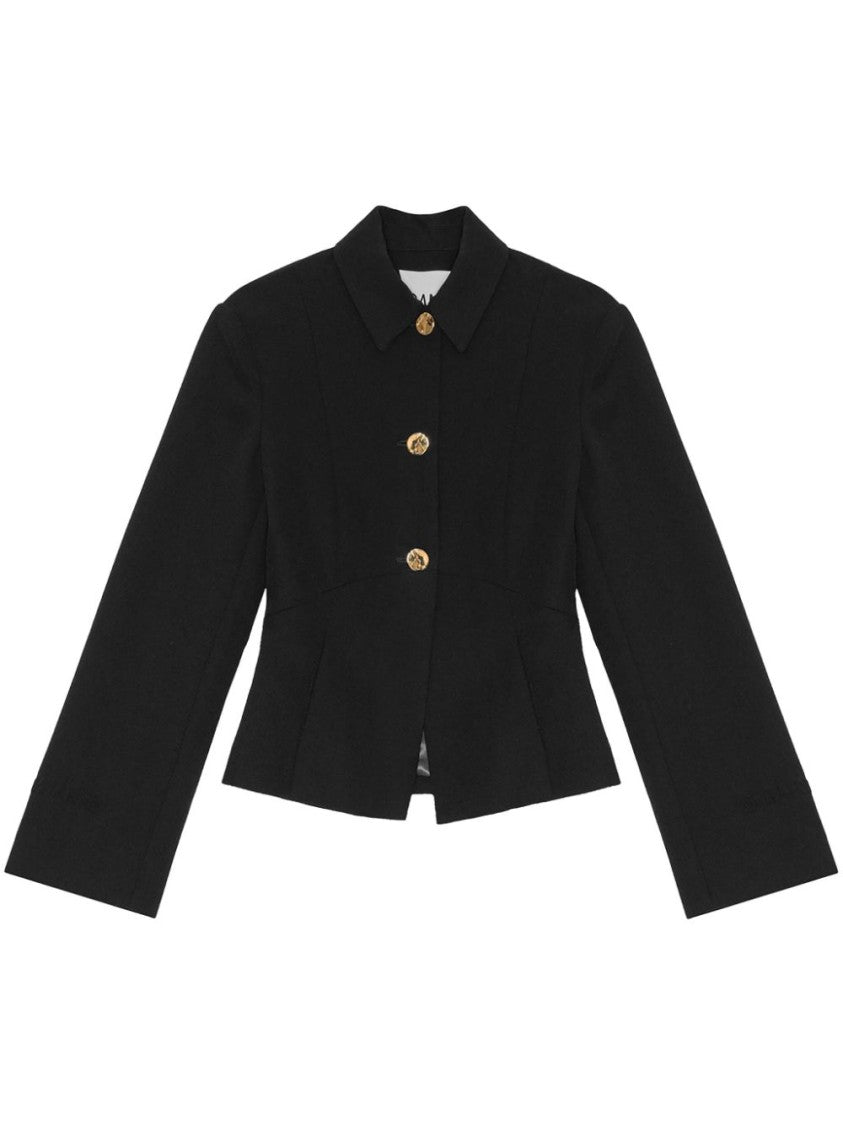 Ganni Tailored Black Jacket
