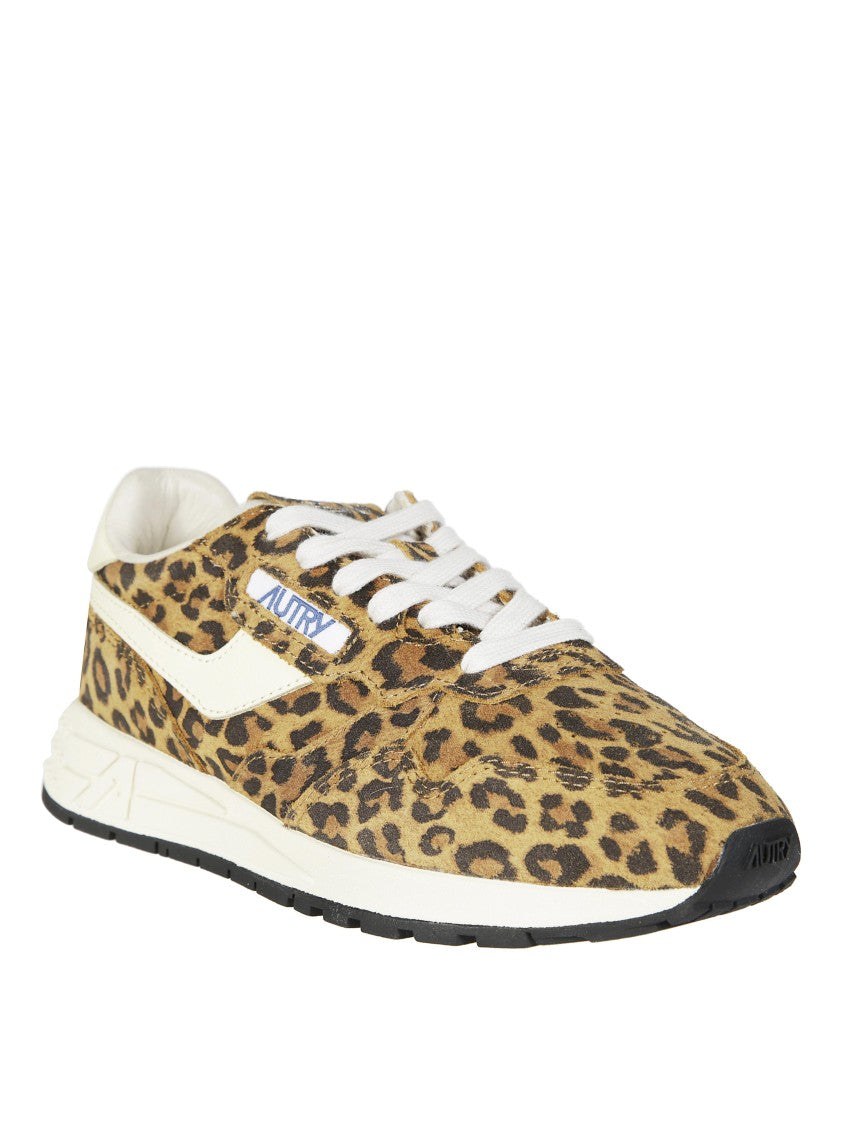 Autry Reelwind Low Leopard Print Sneakers