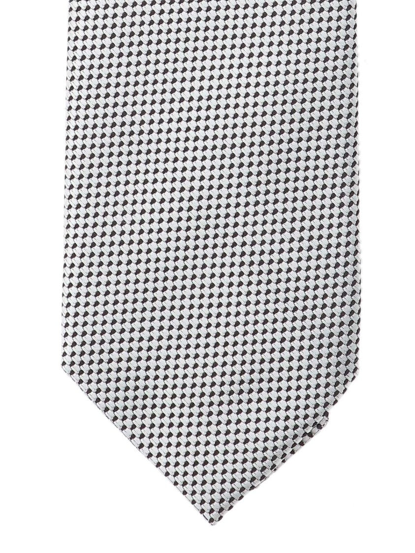 Tom Ford Jacquard Tie In Mulberry Silk