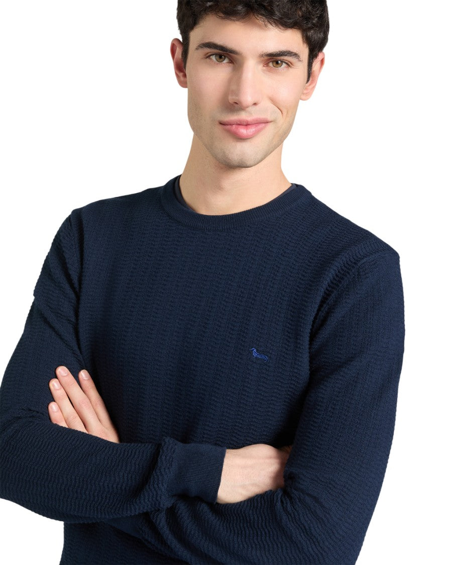 Harmont & Blaine Textured 3D Knit Sweater
