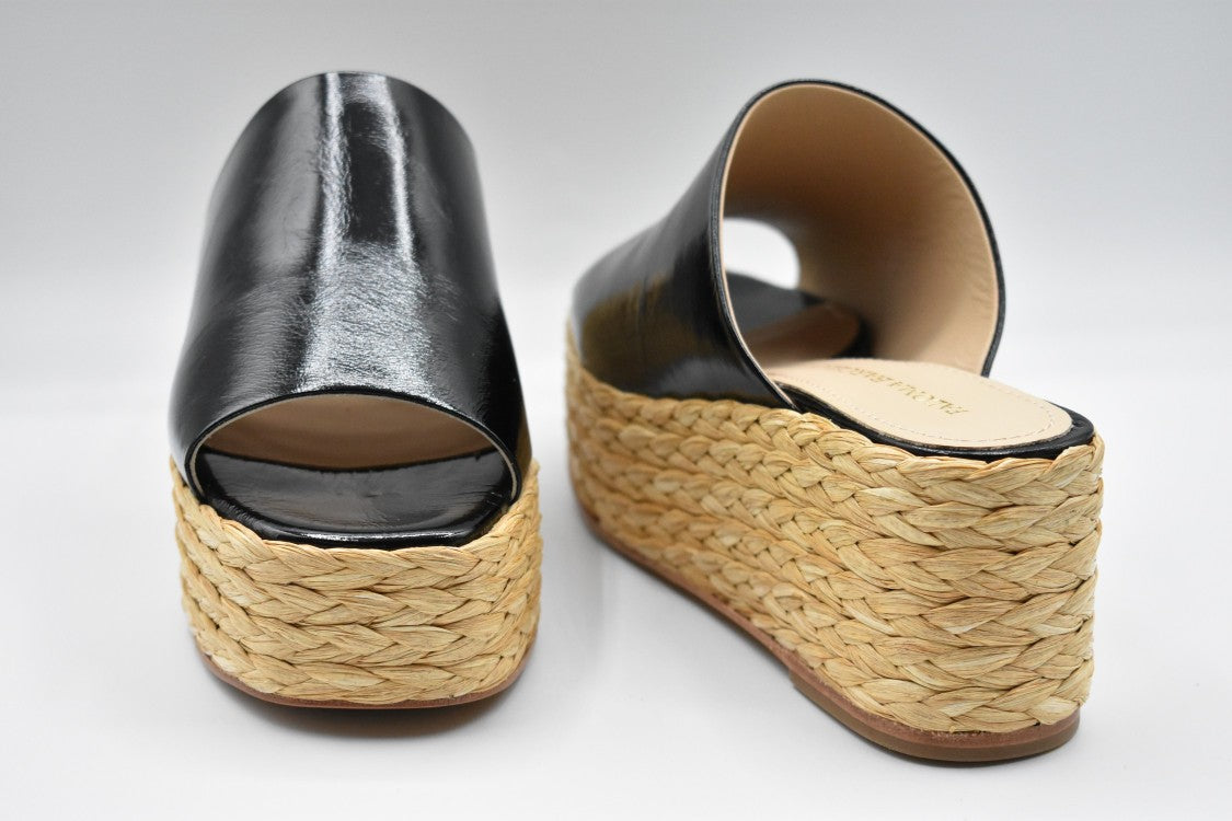 Paloma Barceló Black Espadrille Mules